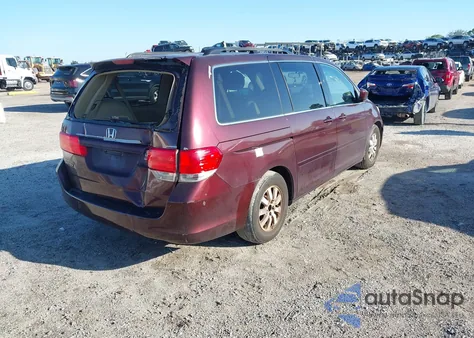 2010 Honda Odyssey Ex z USA, uszkodzony, nr VIN 5FNRL3H47AB063381